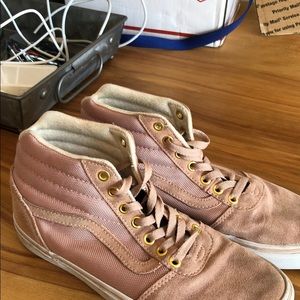 Pink high stop old skool vans